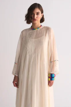 Ikai Ivory Cutwork & Appliqued Dress 8 Ikai Ivory Cutwork & Appliqued Dress -Inca Clothing Shop 5823iai73 4