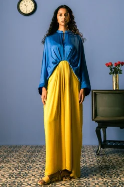 Studio RIGU Clarendon Half & Half Long Dress