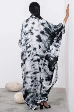 Corpora Studio Black & White Hand Dyed Boxy Dress -Inca Clothing Shop 75cs11 4