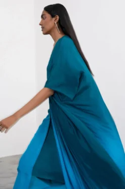 Corpora Studio Blue Ombre Asymmetric Dress -Inca Clothing Shop 75cs9 3 1