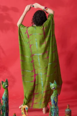 CAPISVIRLEO Green Kaftan Dress 9 CAPISVIRLEO Green Kaftan Dress -Inca Clothing Shop 88cap18 5