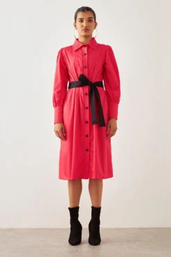 SNOB Rose Ivy Pleated Dress