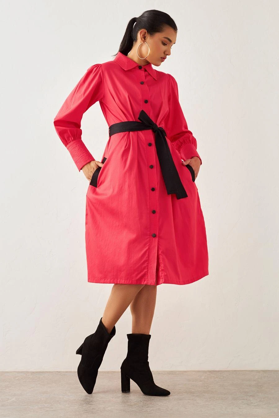 SNOB Rose Ivy Pleated Dress 2 SNOB Rose Ivy Pleated Dress - Image 2