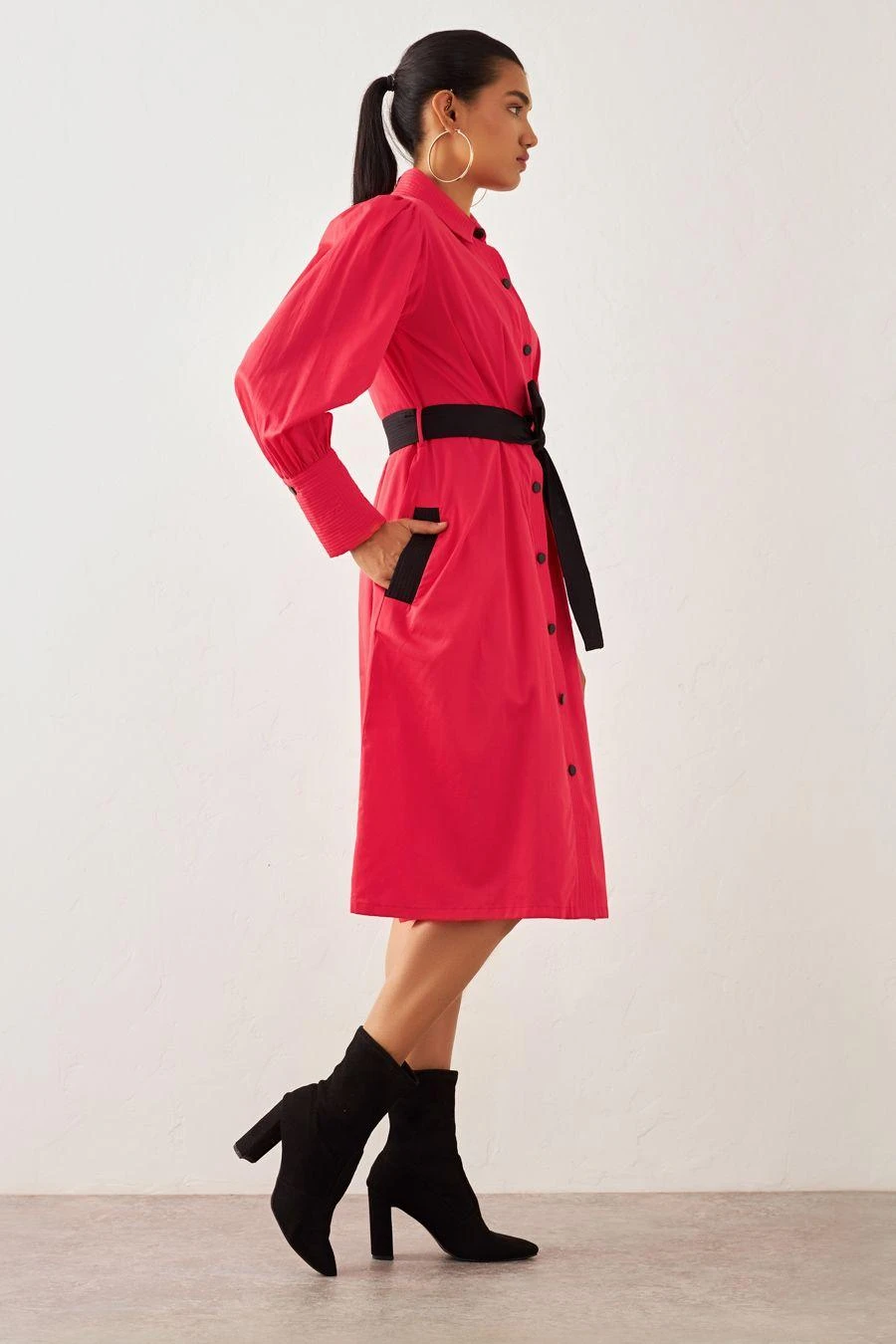 SNOB Rose Ivy Pleated Dress 3 SNOB Rose Ivy Pleated Dress - Image 3