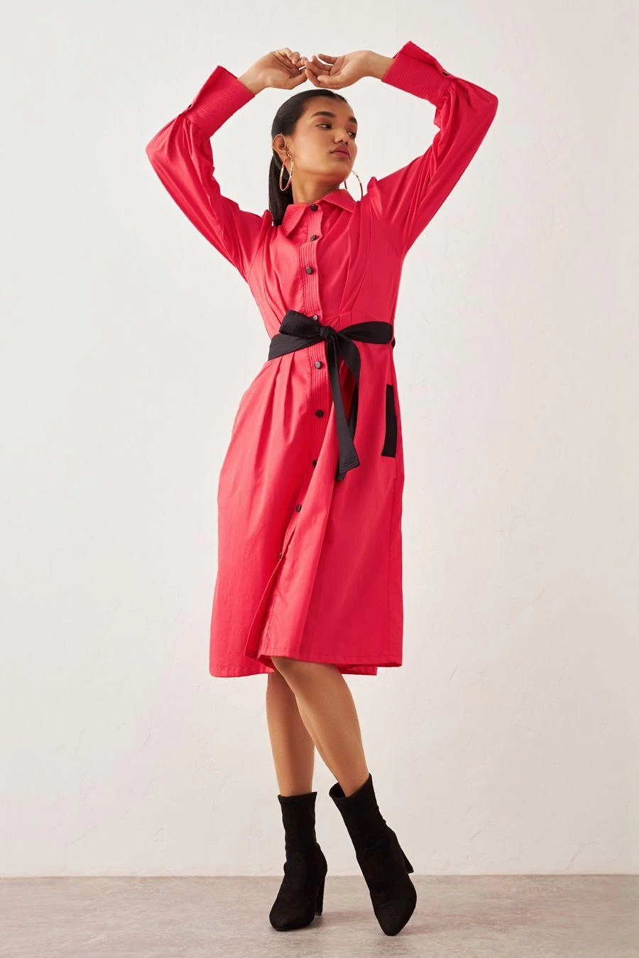 SNOB Rose Ivy Pleated Dress 4 SNOB Rose Ivy Pleated Dress - Image 4