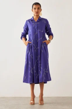 SNOB Purple Moniku Dress