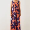 SNOB Purple Cerra Maxi Dress