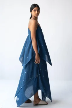 Urvashi Kaur Handwoven Cotton Slip Dress