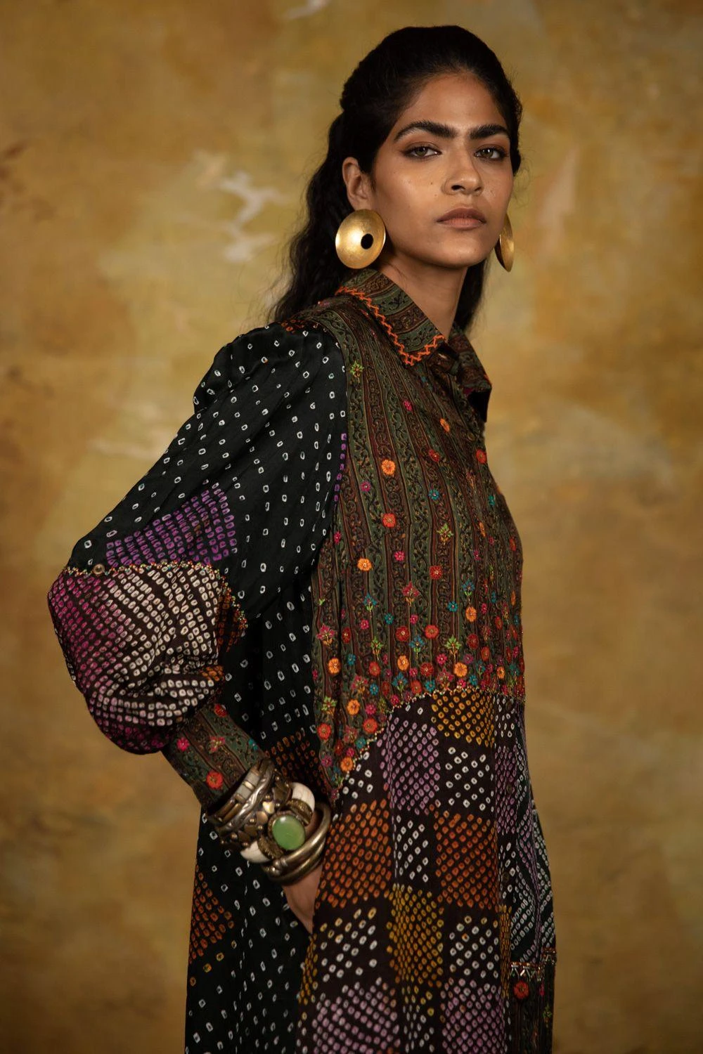 Sunira Designs Mirch Masala Brown Shirt Dress 3 Sunira Designs Mirch Masala Brown Shirt Dress - Image 3