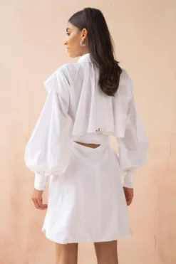 APZ White Shirt Dress With Belt 9 APZ White Shirt Dress With Belt -Inca Clothing Shop cad w 5