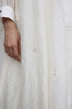 Ivory Embroidered Layer Dress -Inca Clothing Shop int ss20 d1 05 3