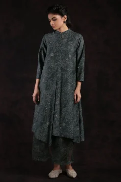 Printed Asymmetric Dress