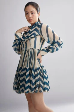 KoAi Printed Tiered Dress