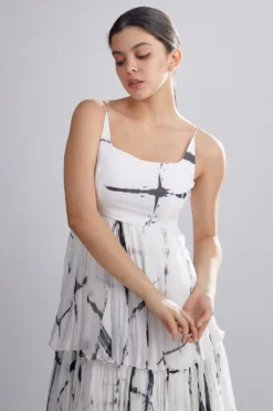 KoAi Shibori Layered Dress -Inca Clothing Shop kofw20085 4