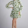 KoAi Shibori Frill Dress