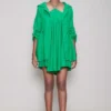 Mati Green Halter Neck Dress & Jacket Set