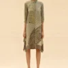 Abhishek Sharma Tie & Dye Printed Shirt Dress