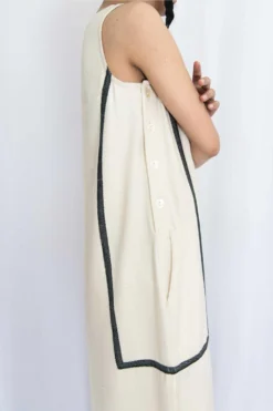 Rias Jaipur Ecru Cotton Denim Dress -Inca Clothing Shop rias mix 05 3