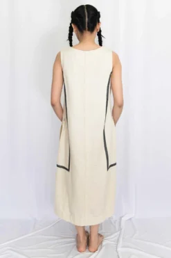 Rias Jaipur Ecru Cotton Denim Dress -Inca Clothing Shop rias mix 05 6