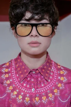 Siddhartha Bansal Magenta Pink Embroidered Dress -Inca Clothing Shop sb aw20 019 3