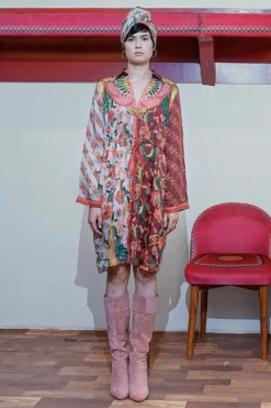 Siddhartha Bansal Chintz Embellished Shirt Dress