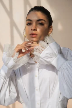 APZ Classic White Shirt Dress 8 APZ Classic White Shirt Dress -Inca Clothing Shop sd w 4