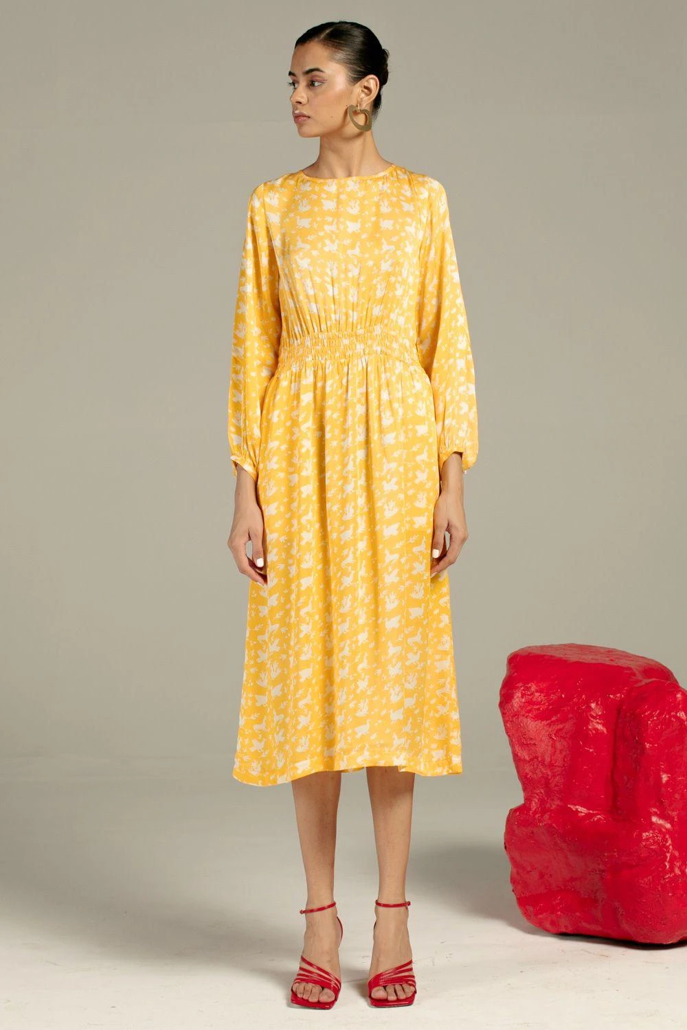 Studio RIGU Chidiya Ruching Dress 1 Studio RIGU Chidiya Ruching Dress