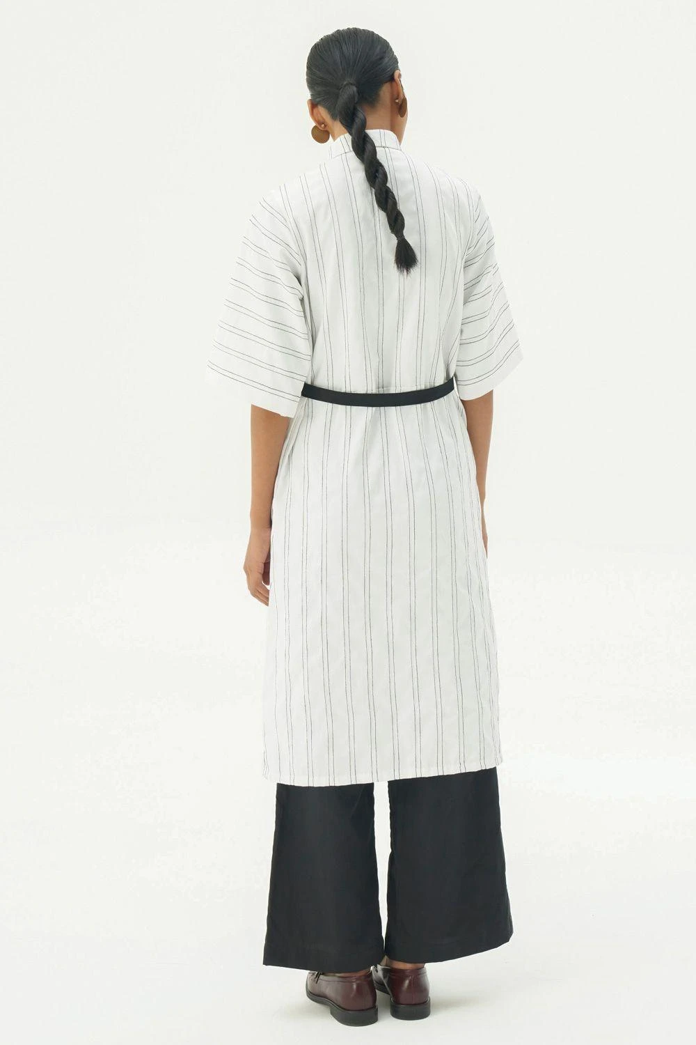 Corpora Studio Shirt Dress With Top Stitch Details 2 Corpora Studio Shirt Dress With Top Stitch Details - Image 2