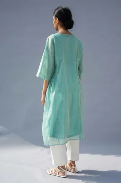 SWGT Sea Green Drop Sleeve Dress -Inca Clothing Shop tu1 p7 5