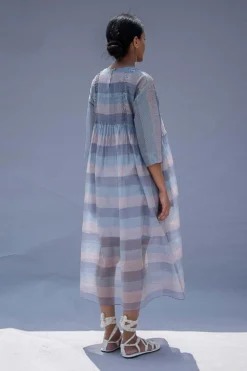 SWGT Striped Cocoon Dress 7 SWGT Striped Cocoon Dress -Inca Clothing Shop tu4 4 1