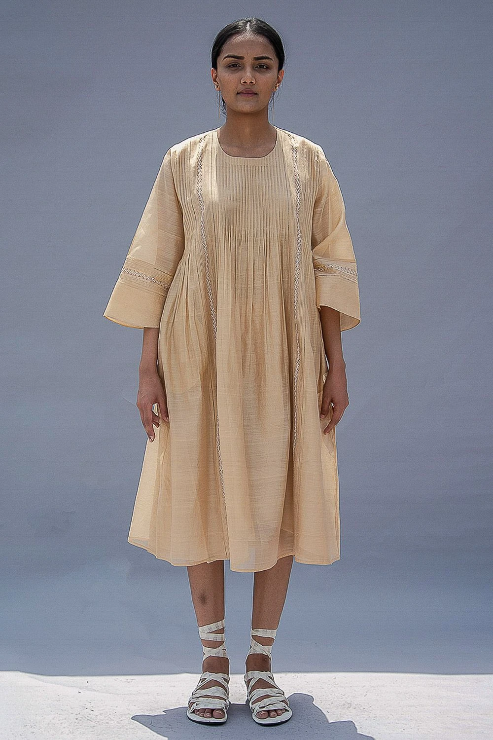 SWGT Camellia Dress With Pintucks Detail 1 SWGT Camellia Dress With Pintucks Detail