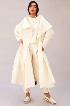 Antar-Agni Ivory Maxi Dress