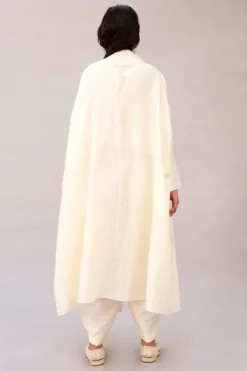 Antar-Agni Ivory Maxi Dress -Inca Clothing Shop wdr724 3
