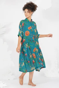 YAVI Cora Crepe Viscose Dress -Inca Clothing Shop yc11d 55 4